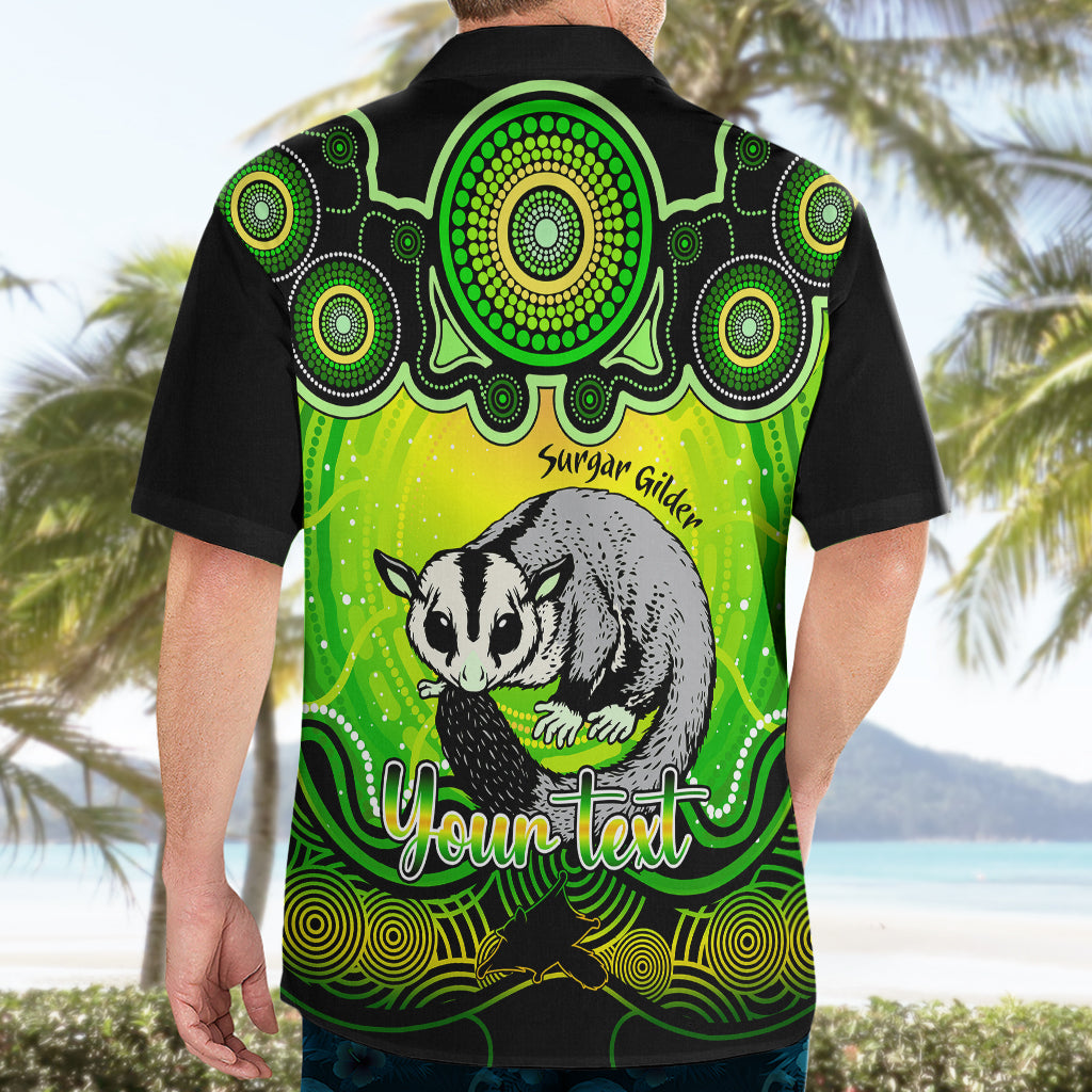personalised-australia-gemini-sugar-gilder-zodiac-hawaiian-shirt-auz-astrology-aboriginal-green