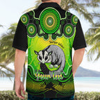 personalised-australia-gemini-sugar-gilder-zodiac-hawaiian-shirt-auz-astrology-aboriginal-green