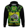 personalised-australia-gemini-sugar-gilder-zodiac-hoodie-auz-astrology-aboriginal-green