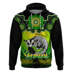 personalised-australia-gemini-sugar-gilder-zodiac-hoodie-auz-astrology-aboriginal-green