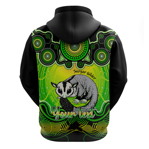 personalised-australia-gemini-sugar-gilder-zodiac-hoodie-auz-astrology-aboriginal-green