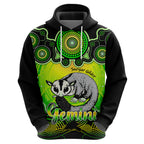 personalised-australia-gemini-sugar-gilder-zodiac-hoodie-auz-astrology-aboriginal-green