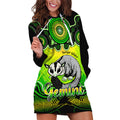 personalised-australia-gemini-sugar-gilder-zodiac-hoodie-dress-auz-astrology-aboriginal-green