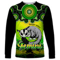 personalised-australia-gemini-sugar-gilder-zodiac-long-sleeve-shirt-auz-astrology-aboriginal-green