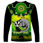 personalised-australia-gemini-sugar-gilder-zodiac-long-sleeve-shirt-auz-astrology-aboriginal-green
