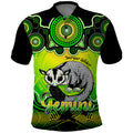 personalised-australia-gemini-sugar-gilder-zodiac-polo-shirt-auz-astrology-aboriginal-green