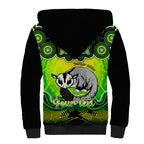 personalised-australia-gemini-sugar-gilder-zodiac-sherpa-hoodie-auz-astrology-aboriginal-green