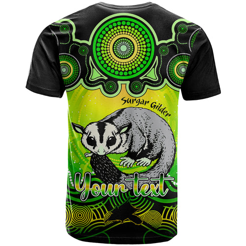 personalised-australia-gemini-sugar-gilder-zodiac-t-shirt-auz-astrology-aboriginal-green