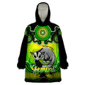 personalised-australia-gemini-sugar-gilder-zodiac-wearable-blanket-hoodie-auz-astrology-aboriginal-green