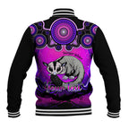 personalised-australia-gemini-sugar-gilder-zodiac-baseball-jacket-auz-astrology-aboriginal-magenta