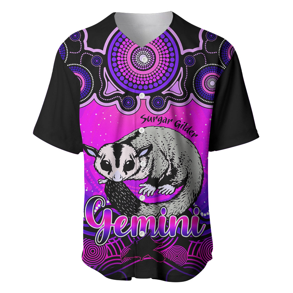 personalised-australia-gemini-sugar-gilder-zodiac-baseball-jersey-auz-astrology-aboriginal-magenta