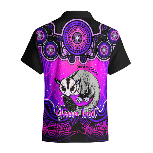 personalised-australia-gemini-sugar-gilder-zodiac-hawaiian-shirt-auz-astrology-aboriginal-magenta