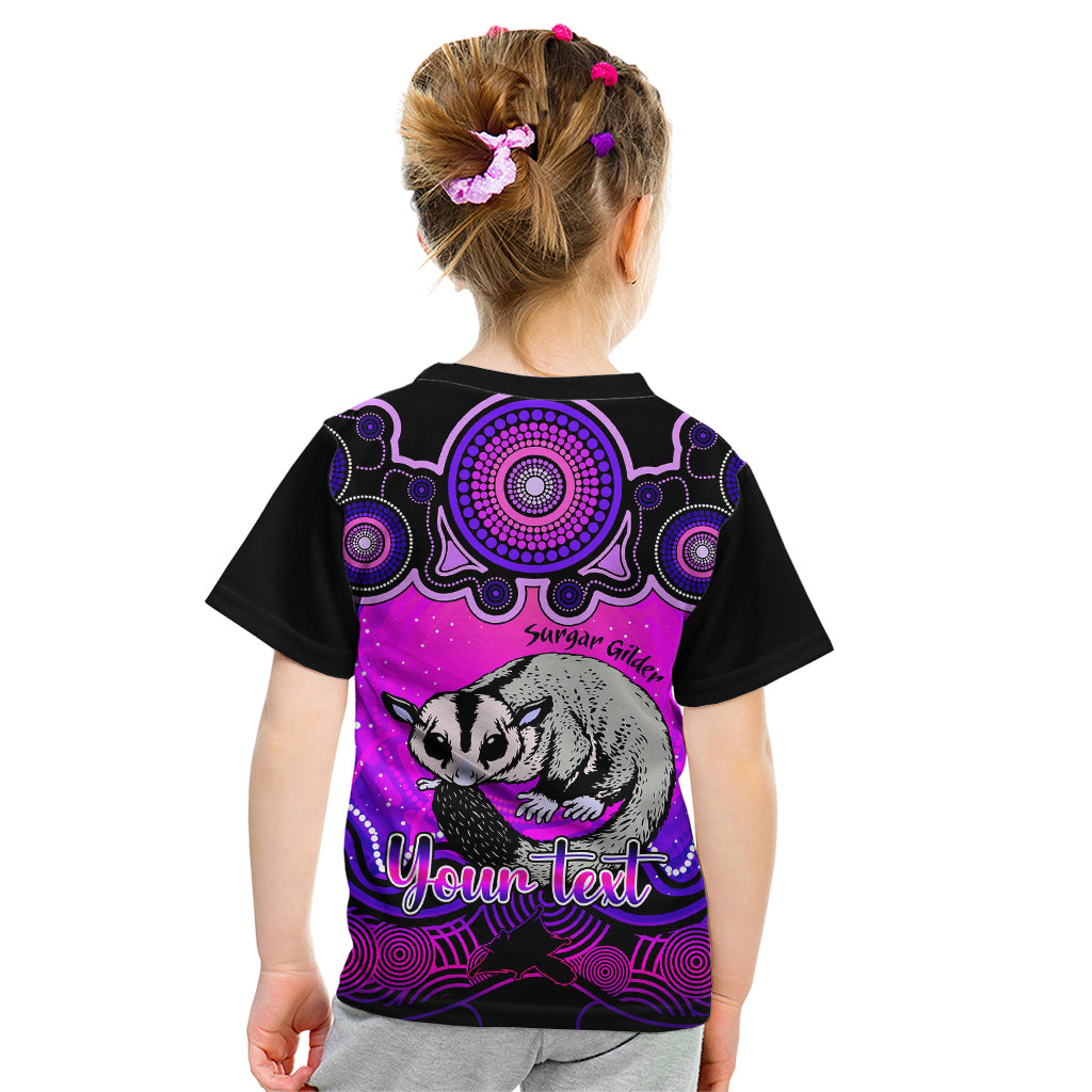 personalised-australia-gemini-sugar-gilder-zodiac-kid-t-shirt-auz-astrology-aboriginal-magenta