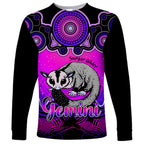 personalised-australia-gemini-sugar-gilder-zodiac-long-sleeve-shirt-auz-astrology-aboriginal-magenta