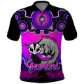 personalised-australia-gemini-sugar-gilder-zodiac-polo-shirt-auz-astrology-aboriginal-magenta