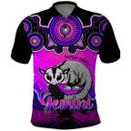 personalised-australia-gemini-sugar-gilder-zodiac-polo-shirt-auz-astrology-aboriginal-magenta