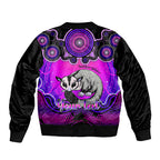 personalised-australia-gemini-sugar-gilder-zodiac-sleeve-zip-bomber-jacket-auz-astrology-aboriginal-magenta