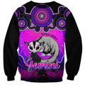 personalised-australia-gemini-sugar-gilder-zodiac-sweatshirt-auz-astrology-aboriginal-magenta