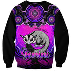 personalised-australia-gemini-sugar-gilder-zodiac-sweatshirt-auz-astrology-aboriginal-magenta