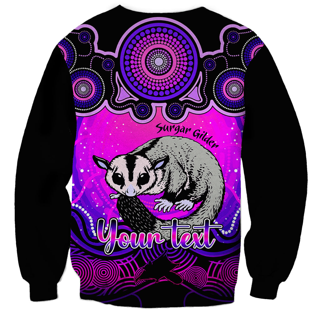 personalised-australia-gemini-sugar-gilder-zodiac-sweatshirt-auz-astrology-aboriginal-magenta