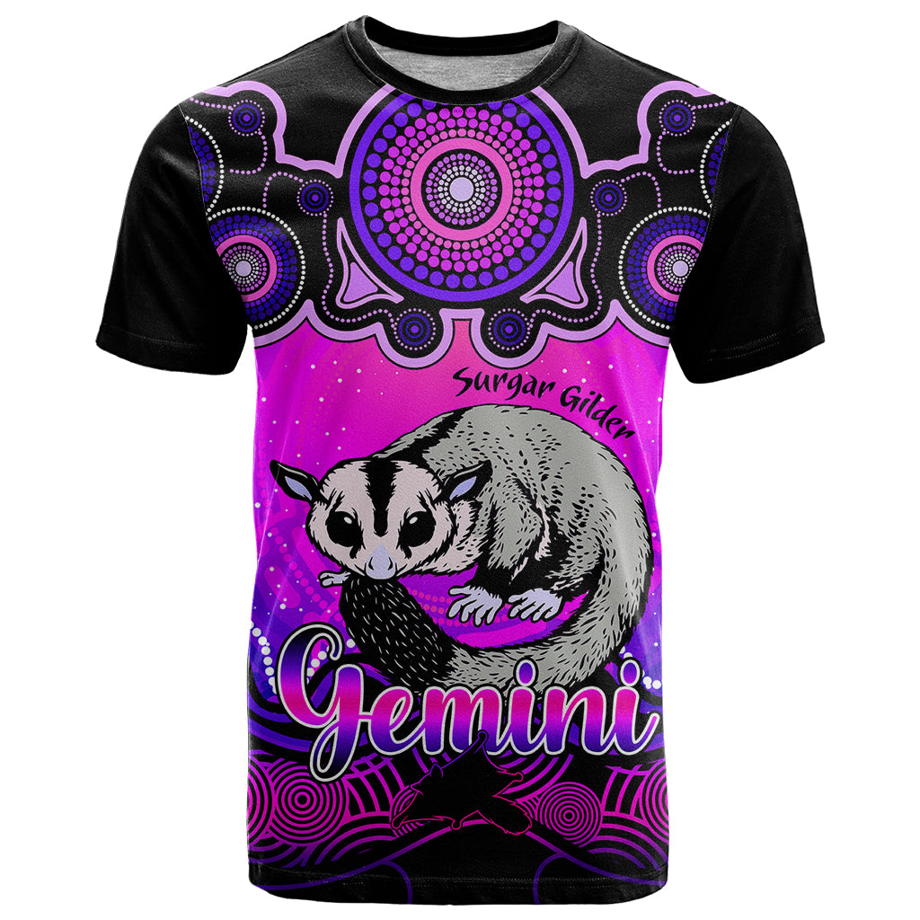 personalised-australia-gemini-sugar-gilder-zodiac-t-shirt-auz-astrology-aboriginal-magenta