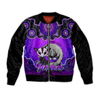 personalised-australia-gemini-sugar-gilder-zodiac-bomber-jacket-auz-astrology-aboriginal-purple