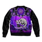 personalised-australia-gemini-sugar-gilder-zodiac-bomber-jacket-auz-astrology-aboriginal-purple