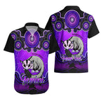 personalised-australia-gemini-sugar-gilder-zodiac-hawaiian-shirt-auz-astrology-aboriginal-purple