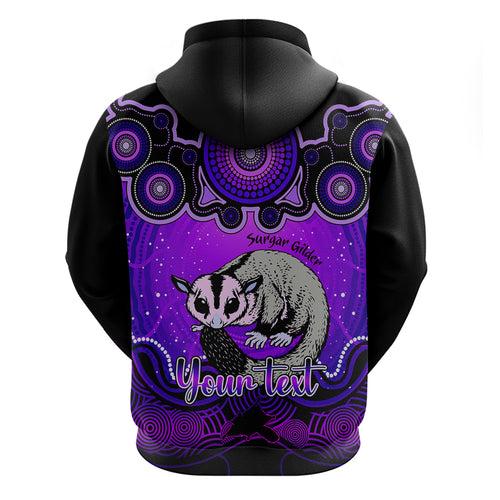 personalised-australia-gemini-sugar-gilder-zodiac-hoodie-auz-astrology-aboriginal-purple