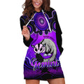 personalised-australia-gemini-sugar-gilder-zodiac-hoodie-dress-auz-astrology-aboriginal-purple