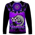 personalised-australia-gemini-sugar-gilder-zodiac-long-sleeve-shirt-auz-astrology-aboriginal-purple