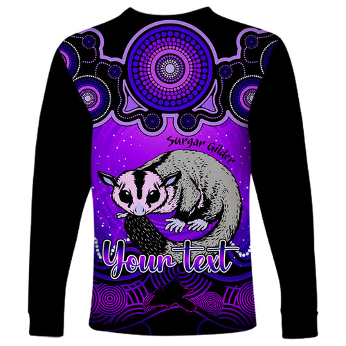 personalised-australia-gemini-sugar-gilder-zodiac-long-sleeve-shirt-auz-astrology-aboriginal-purple