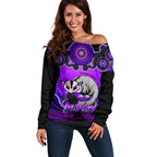personalised-australia-gemini-sugar-gilder-zodiac-off-shoulder-sweater-auz-astrology-aboriginal-purple