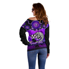 personalised-australia-gemini-sugar-gilder-zodiac-off-shoulder-sweater-auz-astrology-aboriginal-purple