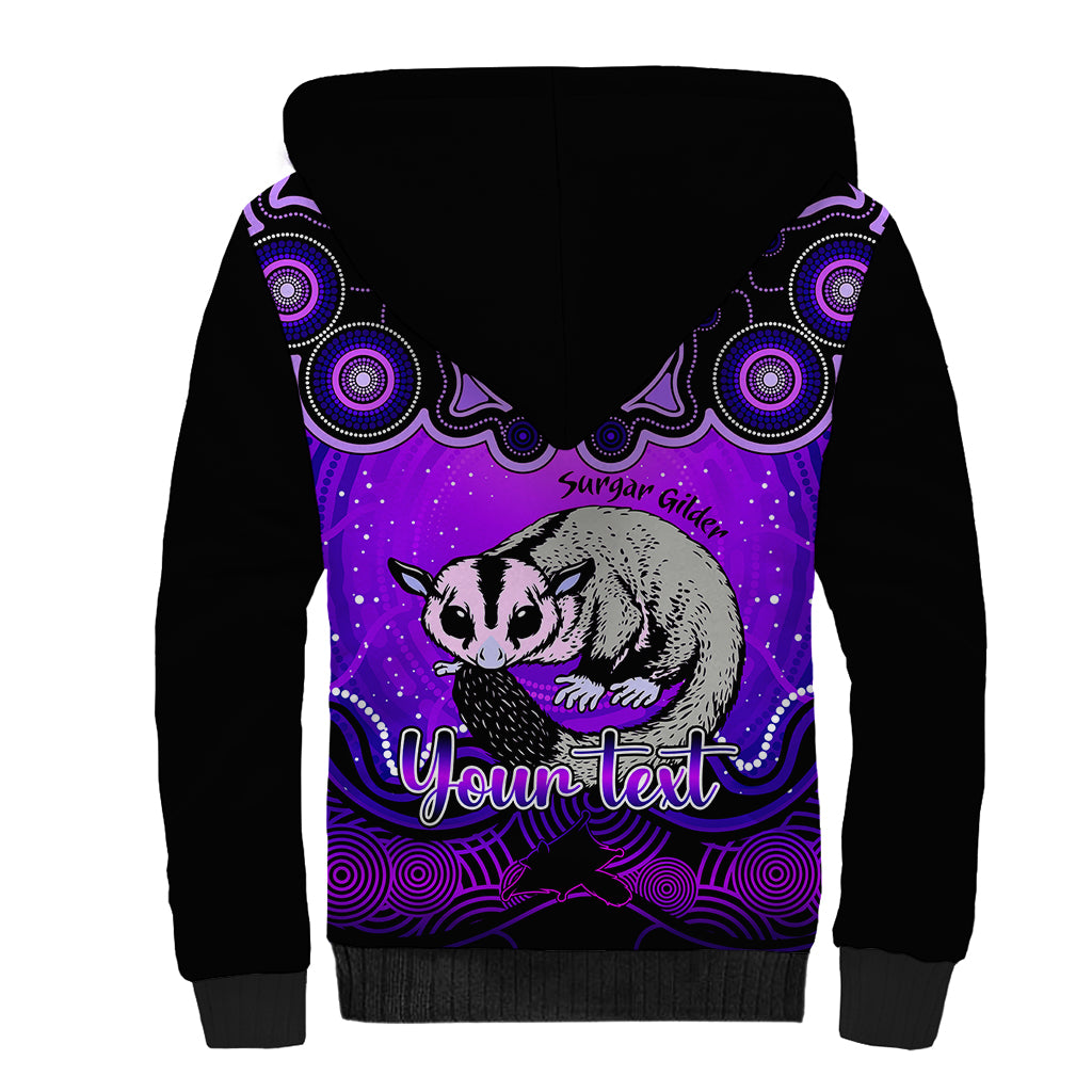 personalised-australia-gemini-sugar-gilder-zodiac-sherpa-hoodie-auz-astrology-aboriginal-purple