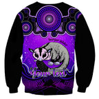 personalised-australia-gemini-sugar-gilder-zodiac-sweatshirt-auz-astrology-aboriginal-purple