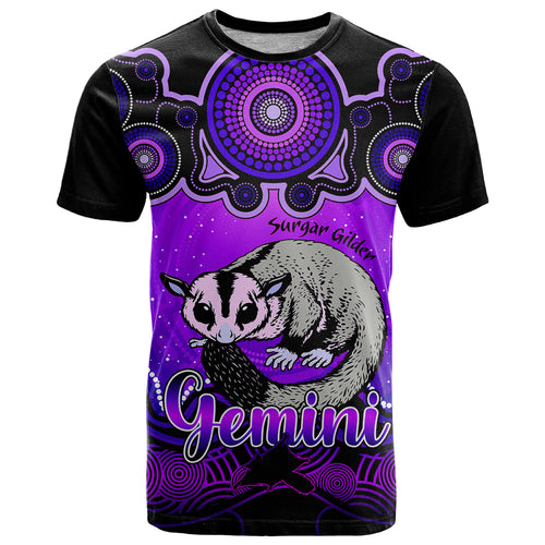 personalised-australia-gemini-sugar-gilder-zodiac-t-shirt-auz-astrology-aboriginal-purple