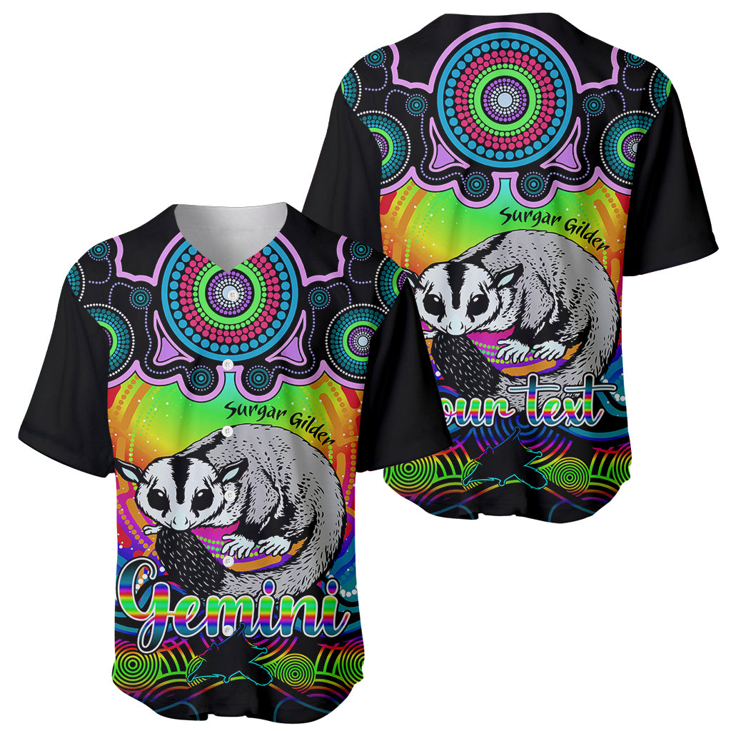 personalised-australia-gemini-sugar-gilder-zodiac-baseball-jersey-auz-astrology-aboriginal-rainbow