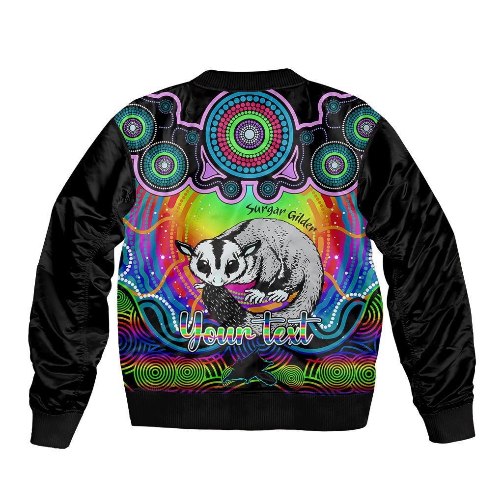 personalised-australia-gemini-sugar-gilder-zodiac-bomber-jacket-auz-astrology-aboriginal-rainbow