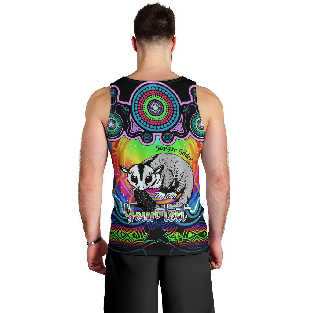 personalised-australia-gemini-sugar-gilder-zodiac-men-tank-top-auz-astrology-aboriginal-rainbow