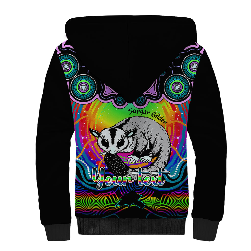 personalised-australia-gemini-sugar-gilder-zodiac-sherpa-hoodie-auz-astrology-aboriginal-rainbow