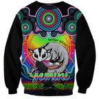 personalised-australia-gemini-sugar-gilder-zodiac-sweatshirt-auz-astrology-aboriginal-rainbow