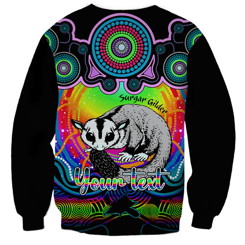personalised-australia-gemini-sugar-gilder-zodiac-sweatshirt-auz-astrology-aboriginal-rainbow