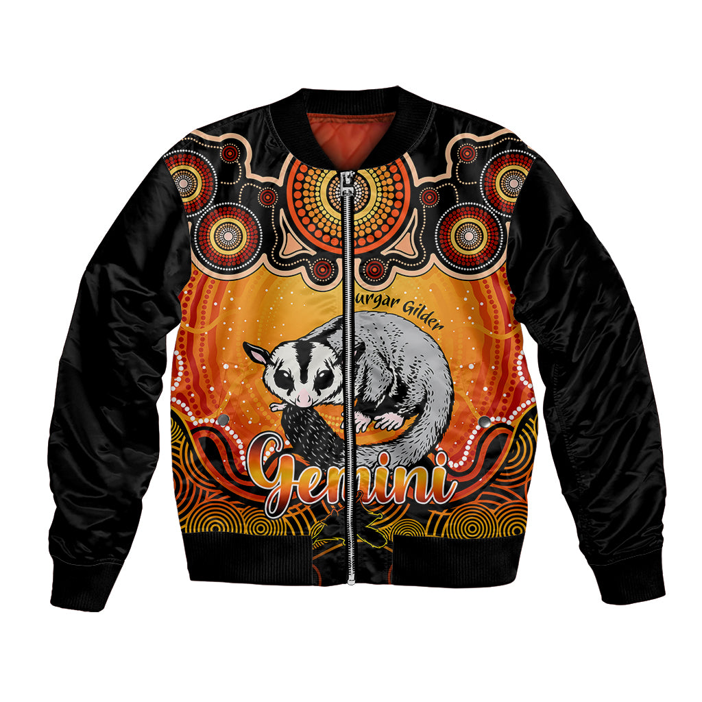 personalised-australia-gemini-sugar-gilder-zodiac-bomber-jacket-auz-astrology-aboriginal-red