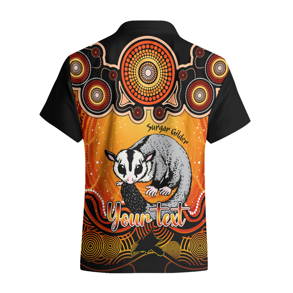 personalised-australia-gemini-sugar-gilder-zodiac-hawaiian-shirt-auz-astrology-aboriginal-red