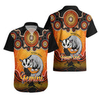 personalised-australia-gemini-sugar-gilder-zodiac-hawaiian-shirt-auz-astrology-aboriginal-red