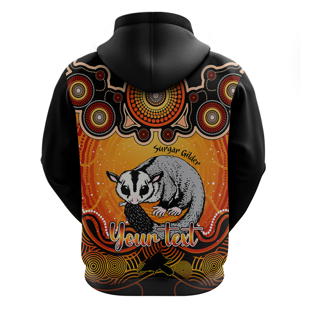 personalised-australia-gemini-sugar-gilder-zodiac-hoodie-auz-astrology-aboriginal-red