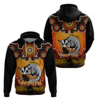 personalised-australia-gemini-sugar-gilder-zodiac-hoodie-auz-astrology-aboriginal-red