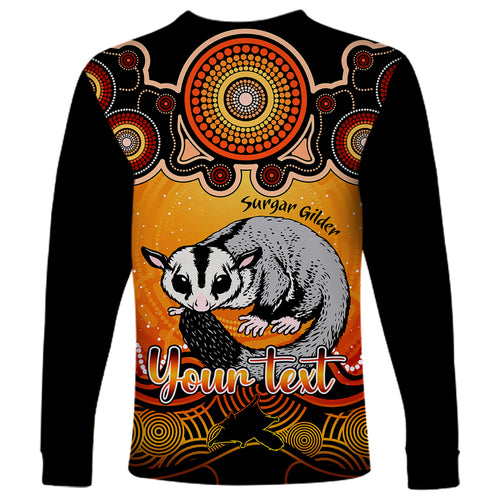 personalised-australia-gemini-sugar-gilder-zodiac-long-sleeve-shirt-auz-astrology-aboriginal-red