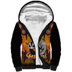personalised-australia-gemini-sugar-gilder-zodiac-sherpa-hoodie-auz-astrology-aboriginal-red